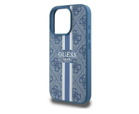 Guess 4G Printed Stripes do iPhone 16 Pro niebieski - 1279178 - zdjęcie 2